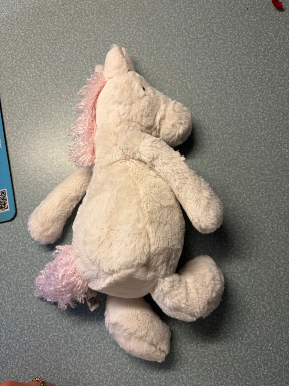 Jellycat medium Bashful Unicorn plush white pink